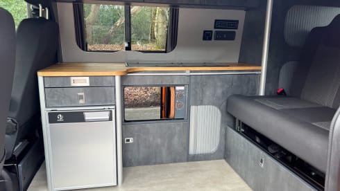 (VW004) 2023 VW T6 'Rebellion' Camper Van - sleeps 2 adults plus 2 children