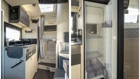 Chausson 3 – beautiful family camper, 5 persons with automatic transmission, built in 2024