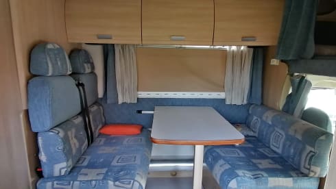 Capitano – The Captain's camper is already ready to leave.