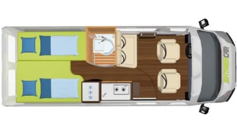 Yellowstone  – Hymer Bus camper