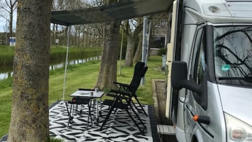 2 person Hymer with length beds