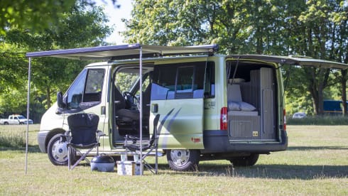 Mushy Pea – 2+2 berth Ford bus from 2006