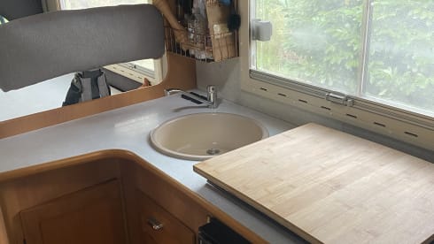 Billie – full freedom family camper, Fiat alcove from 2002