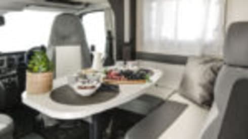 April – Rollerteam Zefiro 685. 2024 luxury 4 berth motorhome. Known as ''April''.