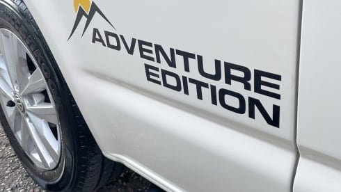 Adventure van  –  the coolest Volkswagen automatic from Edinburgh airport 