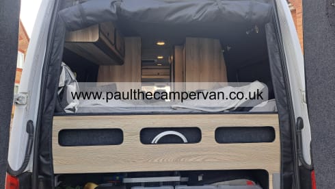 Paul – 2 1/2 berth Luxury Mercedes Campervan, with kennel - Inclusive Insurance