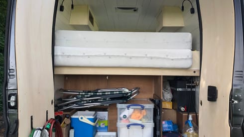 Off-grid campervan