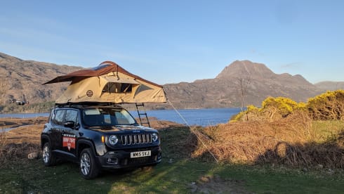 Jeep Renegade 4x4 with Roof Tent and Awning