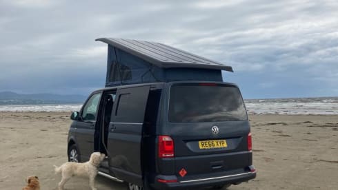 4 berth Volkswagen campervan 2016 6 speed, unique wooden interior