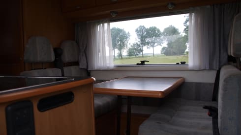 Spacious and family-friendly Hymer 644 GT motorhome