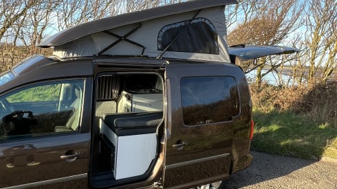 2 berth Volkswagen toffee brown camper