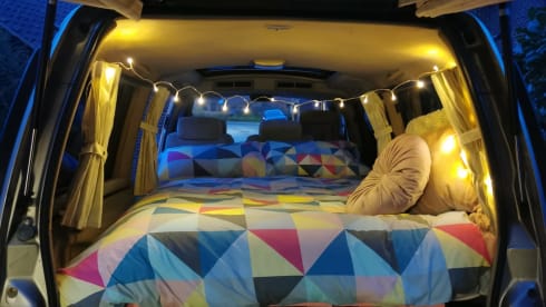 The Golden Ticket – *UNIQUE* Nissan Homy modern retro campervan for the simple life