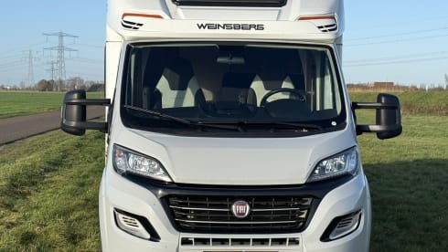 Luxe Weinsberg camper voor 4p