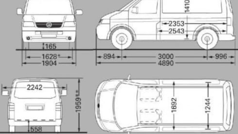 Yellow – Volkswagen T5 Deutch post 🚐