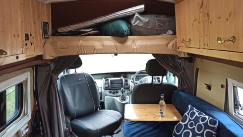 Pedro – Full Insurance Included. 5.2m long. On-board shower. Winterized. 39.70 MPG.