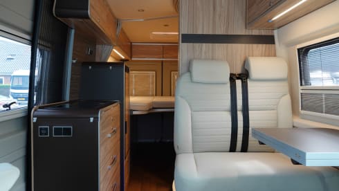 Luxury HYMER camper van 