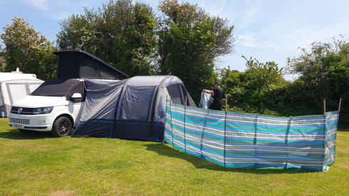 4 berth Volkswagen campervan from 2016