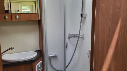 LMC integrated camper with round seating from 2018