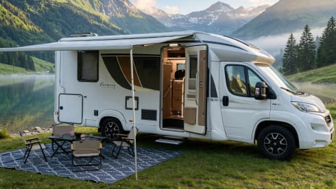 Jelle  – 4-Personen-Burstner-Teilintegrierter mit Queensize-Bett