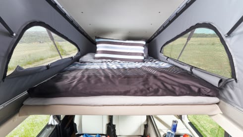 Van – Camper verhuur T6.1 Kepler Six Westafalia 6 zitplaatsen grijze kaart