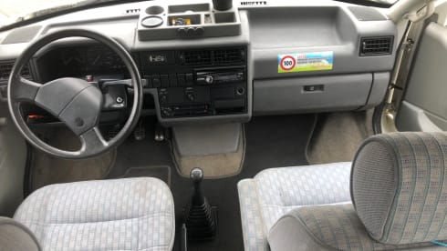 Road trip - VW T4 California with fixed sleeping roof