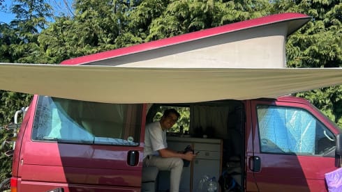 Volkswagen T4 camper ruby red🔴