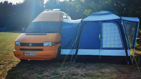 Cynthia – Cynthia our outrageously Orange VW camper