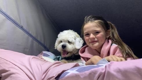 Bluebell – VW T5 pop top 4 posti letto.