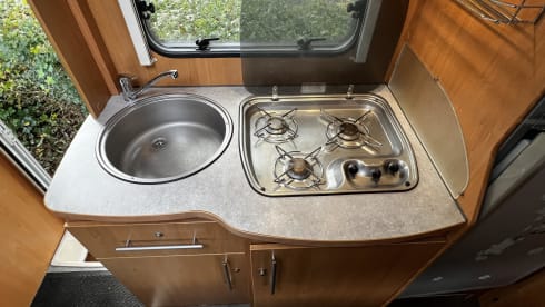 5 person Bavaria alcove camper