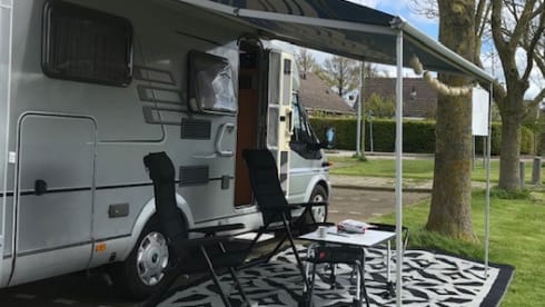 2 person Hymer with length beds