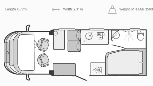 Mary Hen – Swift Escape 664 4 Berth Motorhome