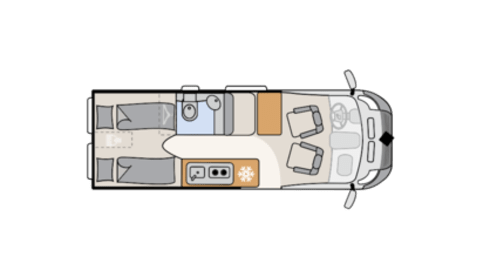 ADVENTURE – Dethleffs Globetrail 640 | 3 person bus camper