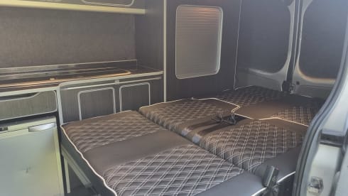 Solar, Fridge, etc. - 2 berth Vauxhall Vivaro Campervan 2014