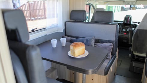 Saltire sunsets Motorhome hire  – 6 berth Fiat alcove from 2021