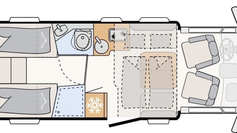 Happy family – Gepflegtes Wohnmobil BJ2023 zu mieten 