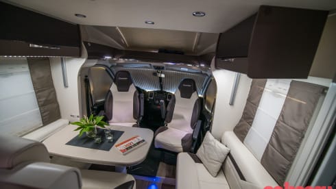 Luxury hotel room (family camper) on wheels...
