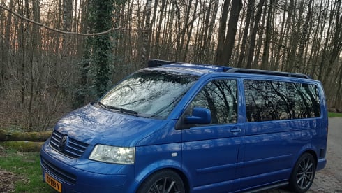 t5 buscamper – Beautiful, cozy T5 bus camper with original Reimo camper furnishings. 
