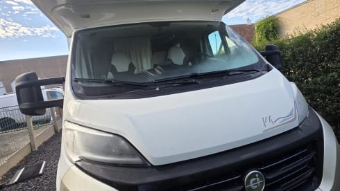Familiaal camper – 6p Fiat alcove uit 2016