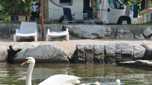 Beautiful luxury and compact (6.40 meters) motorhome with everything you wish for...