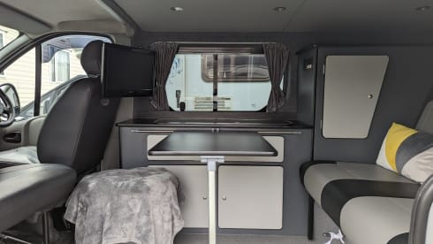 VERN  –  2 Berth  Modern Vauxhall Vivaro Camper 
