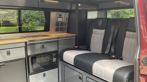 Freedom – 4 berth Volkswagen campervan from. 2024