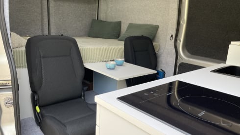 2-person FORD TRANSIT AUTOMATIC CAMPER VAN