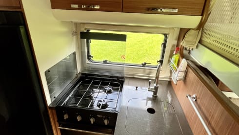 5 person Adria matrix 680 SP half integral camper