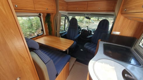 Compact Family Camper. Off grid. Optional baby bed and bicycle carrier.