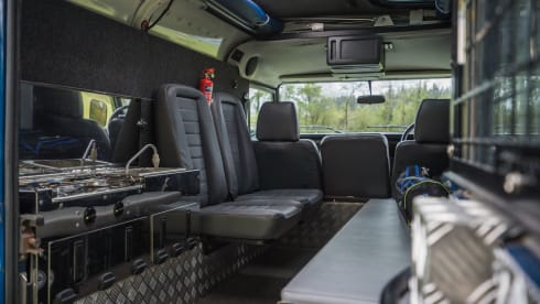 Blue Belle – Land Rover Camper for Family Camping