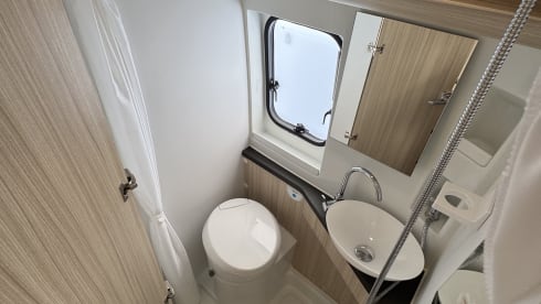 Adria campervan for 2 people