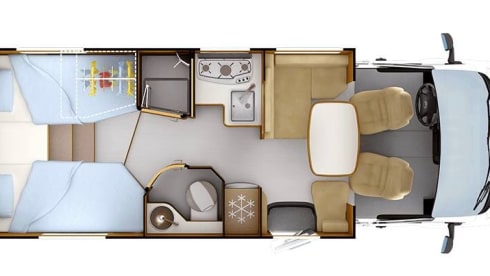 Volledig off-grid reizen met onze comfortabel uitgeruste 2p camper