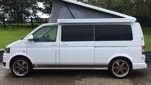 4 berth Volkswagen campervan from 2013