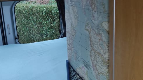 Cosy and compact 2p Ford Pösll campervan.