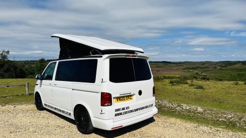 4 berth Volkswagen Transporter campervan from 2020